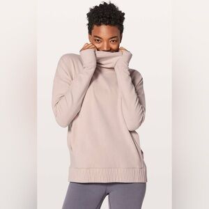 Lululemon Rest Less Pullover Porcelain Pink 12